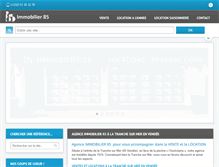 Tablet Screenshot of immobilier-85.net